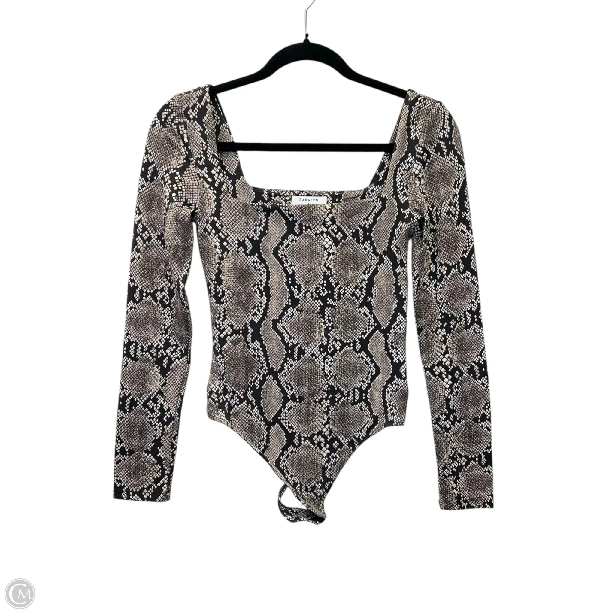 deep plunge bodysuit Bodysuit Designer By Babaton In Animal Print, Size: S