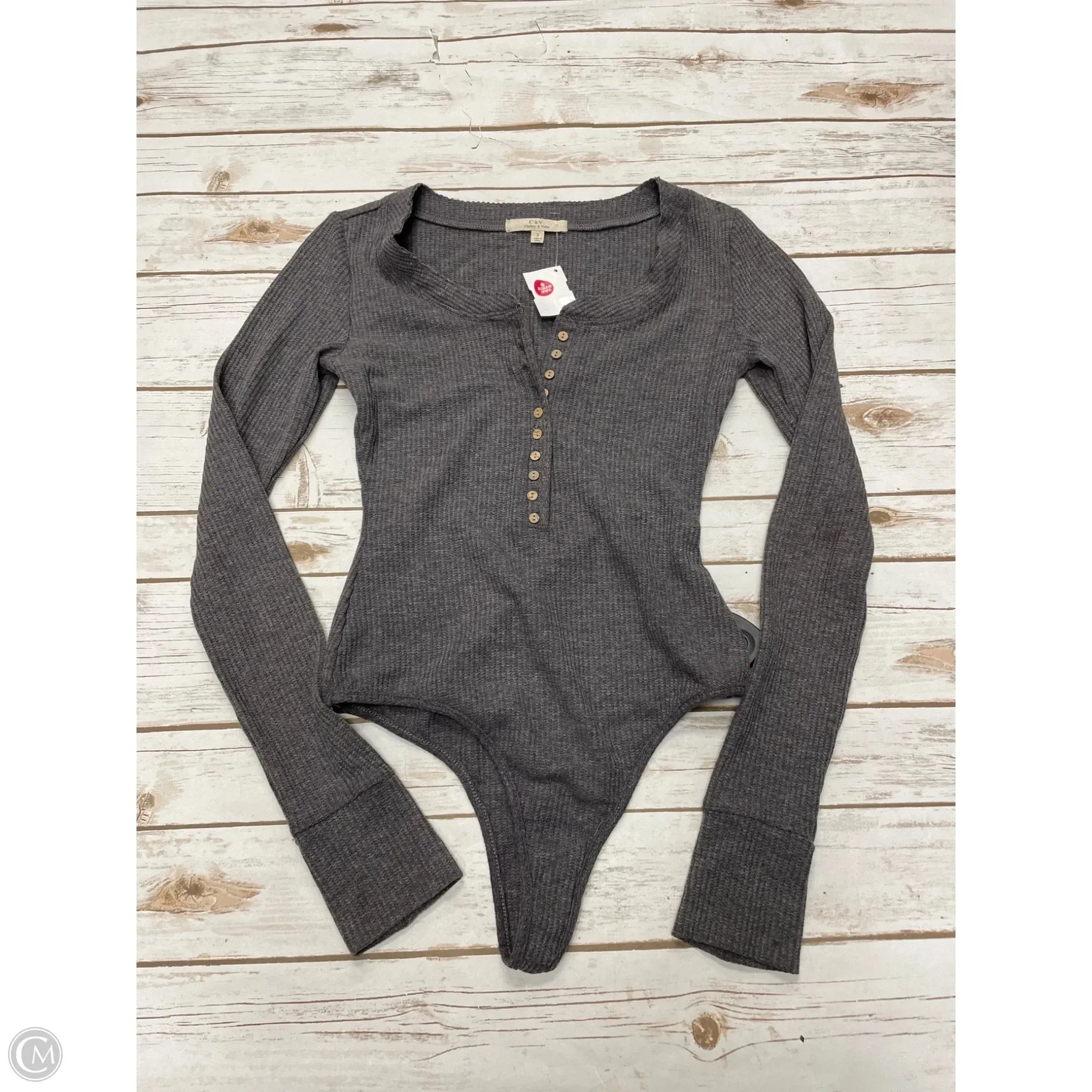 city chic bodysuit Bodysuit By Chelsea And Violet In Grey, Size: S