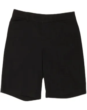Waffle Weave DOCKERS Womens Casual Shorts US 10 Large W32 Black Cotton
