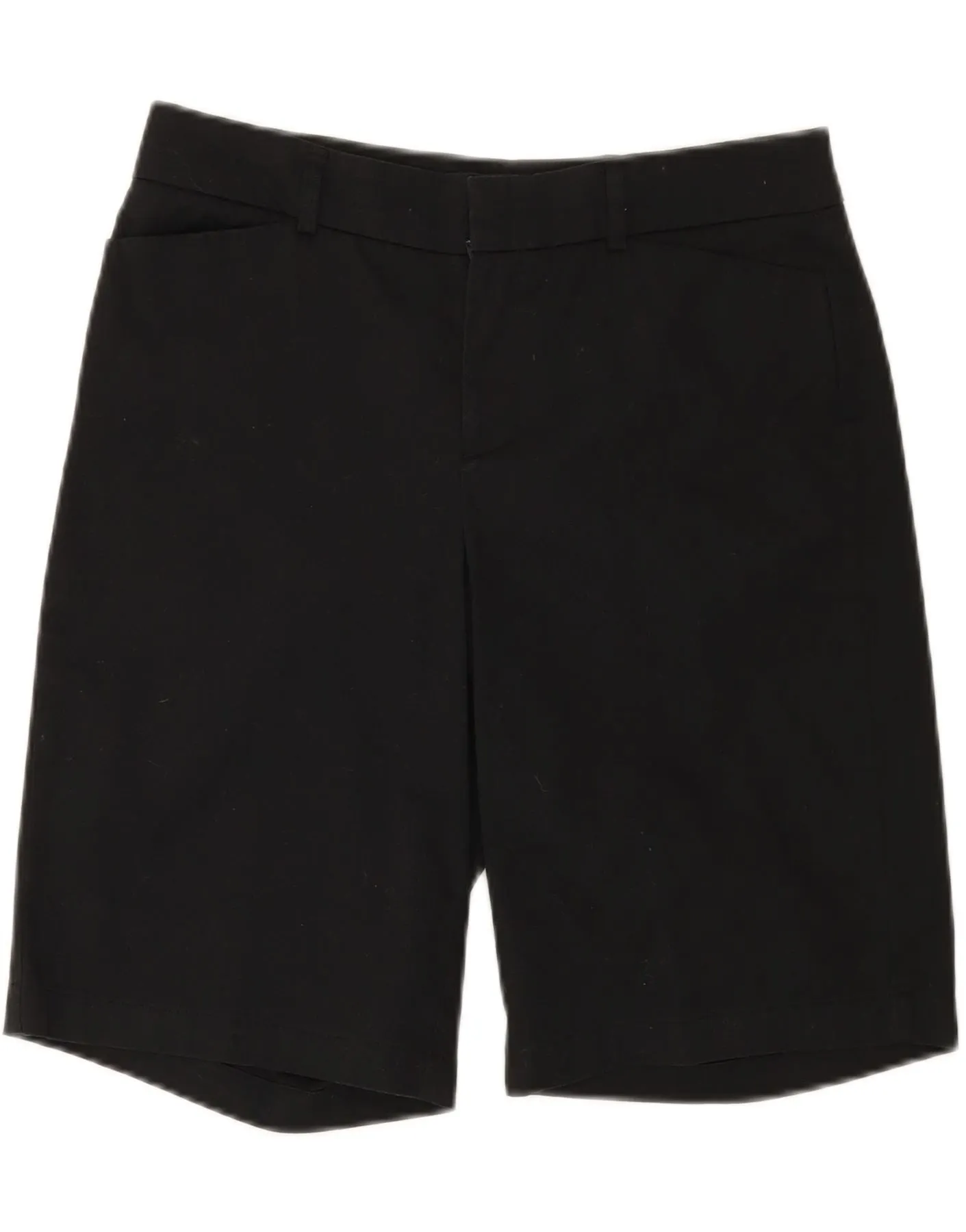Waffle Weave DOCKERS Womens Casual Shorts US 10 Large W32 Black Cotton