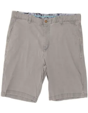 Chic Look Stretch performance TOMMY BAHAMA Mens Chino Shorts W38 XL Grey Cotton