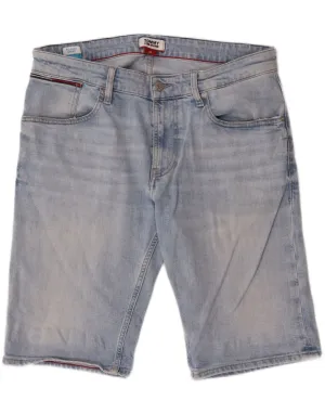 Fashion Accessory Effortless Style TOMMY HILFIGER Mens Relaxed Fit Denim Shorts W33 Medium Blue Cotton