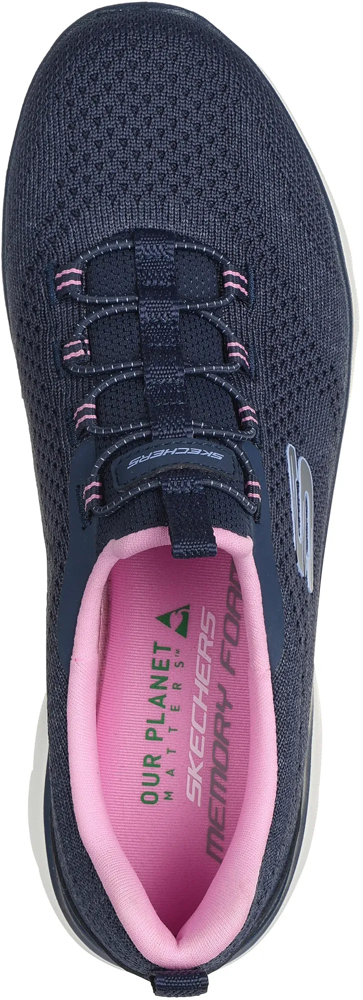 Micro Grip Tread Pattern Skechers Summits New Nature Womens Training Shoes - Blue