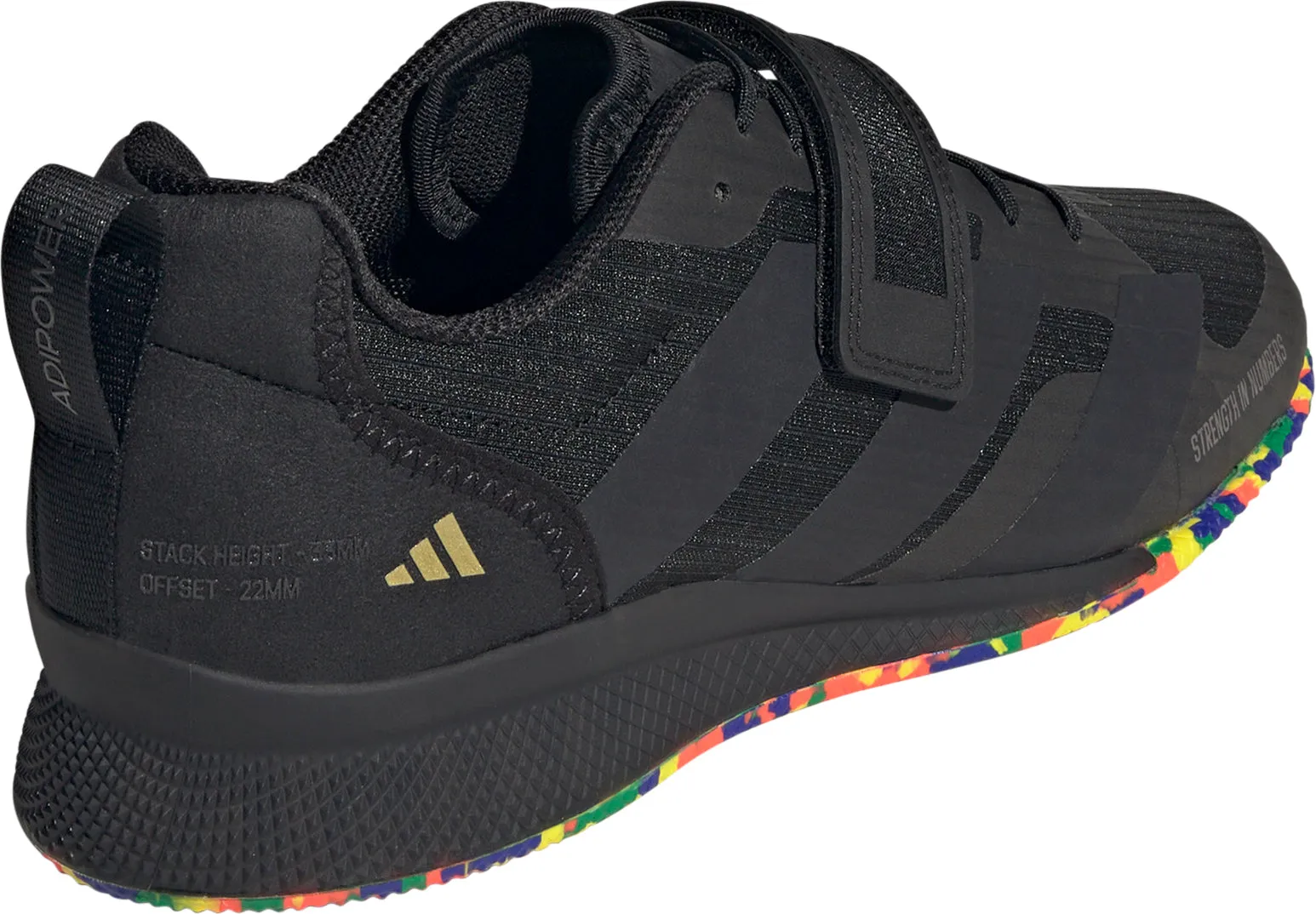 adidas Adipower 3 Mens Weightlifting Shoes - Black Outdoor Motion