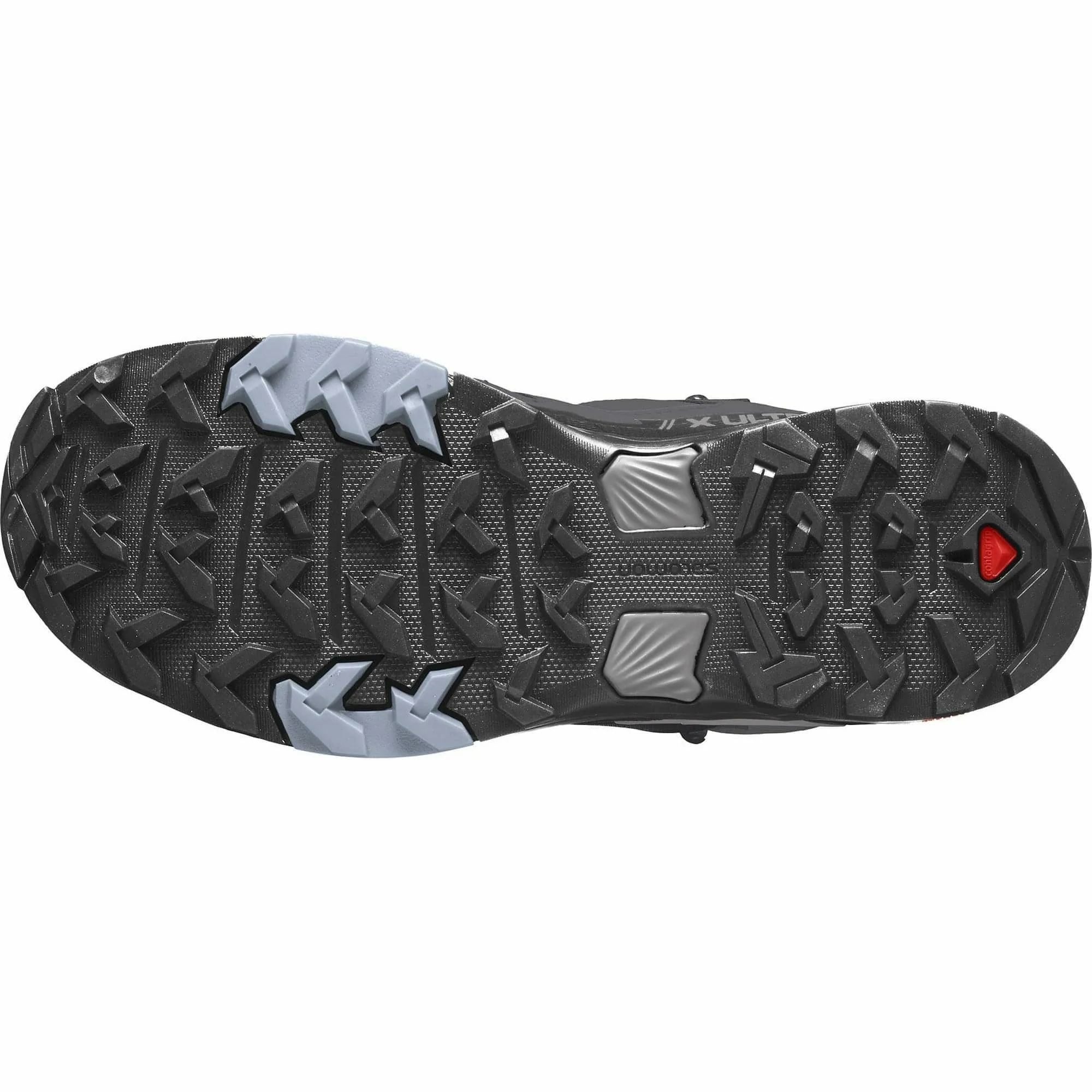 Extreme Hiking Secure Lacing Salomon X Ultra 4 Mid GORE-TEX Womens Walking Boots - Grey