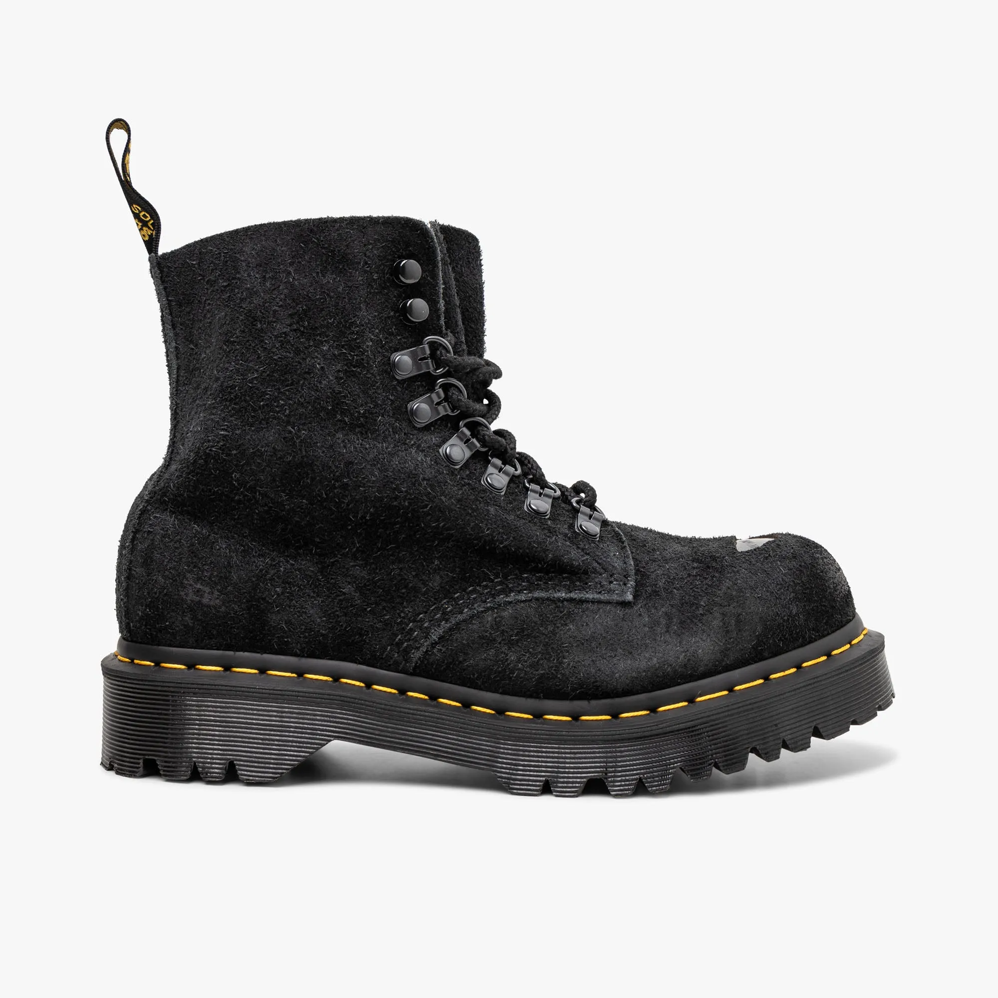 Dr. Martens 1460 Hairy Suede / Black Outdoor Grip Heavy Cushion