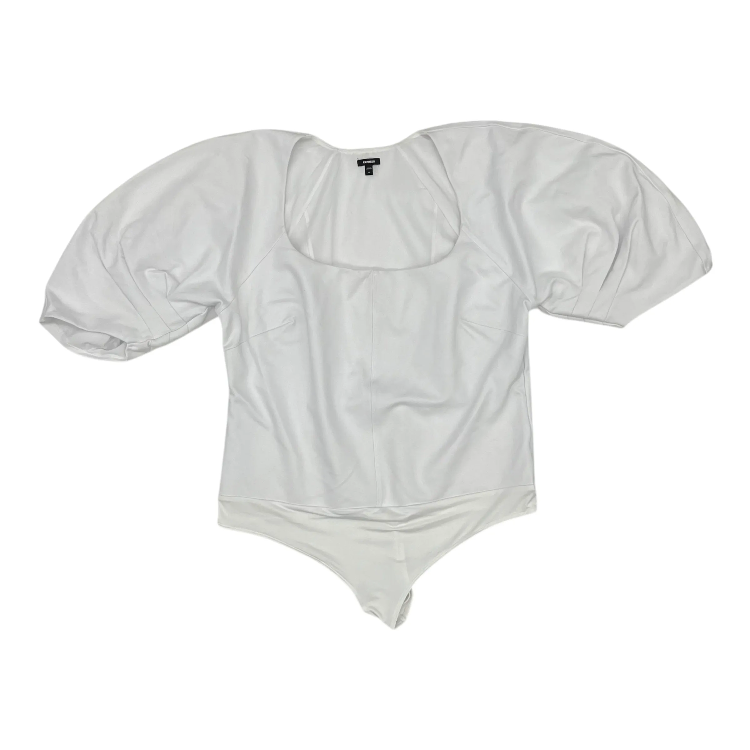spring bodysuit grey bodysuit Bodysuit By Express In White, Size:Xl