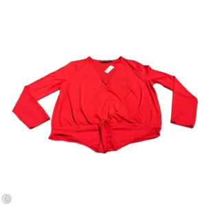 navy bodysuit Bodysuit By New York And Co In Red, Size: Xl