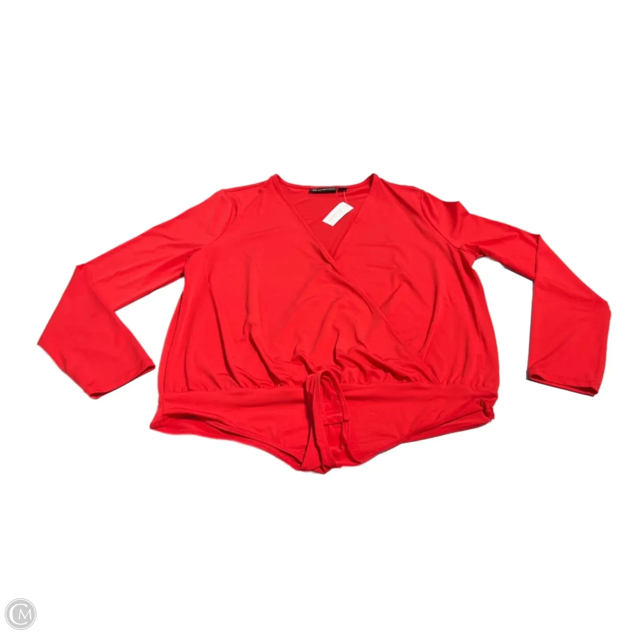 navy bodysuit Bodysuit By New York And Co In Red, Size: Xl