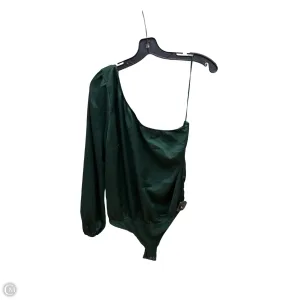 Bodysuit By Abercrombie And Fitch In Green, Size: L stretch fabric bodysuit backless bodysuit