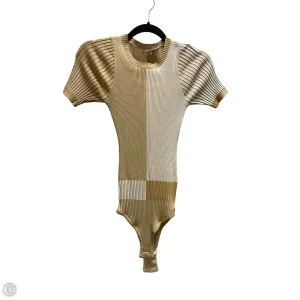 Bodysuit By Free People In Yellow, Size: Xs romper style bodysuit girls bodysuit