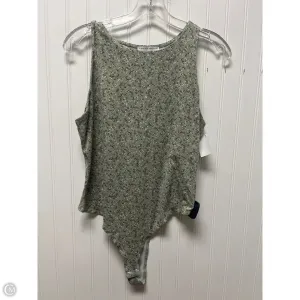Bodysuit By Haute Monde In Green, Size: L turtleneck bodysuit
