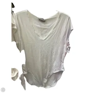 Bodysuit By Old Navy In White, Size: Xxl sheer bodysuit
