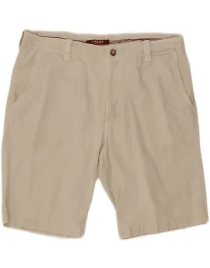 Soft Texture CARRERA Mens VERONA Chino Shorts W38 XL Beige Cotton