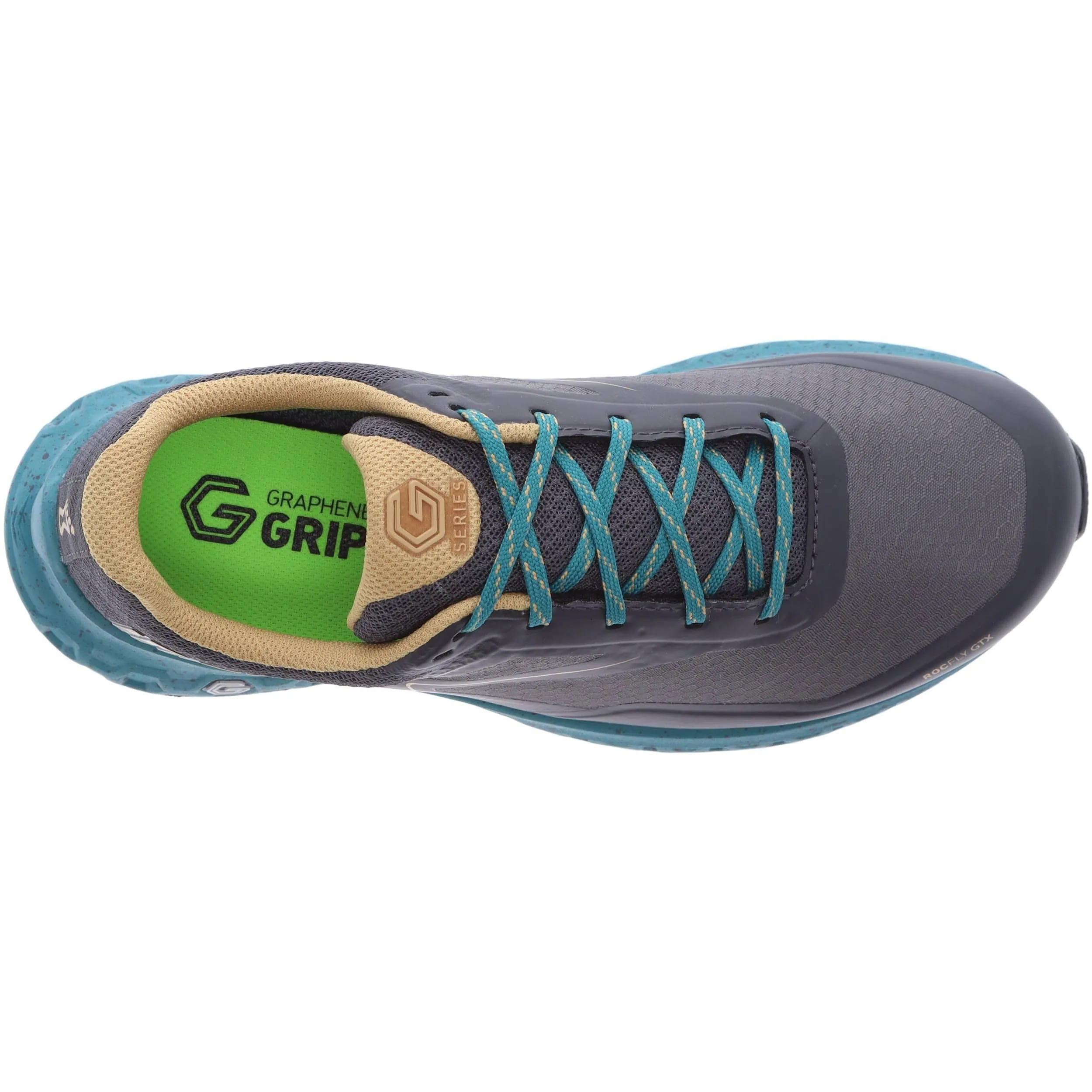Inov8 RocFly G 350 GORE-TEX Womens Walking Shoes - Grey Hardy Construction