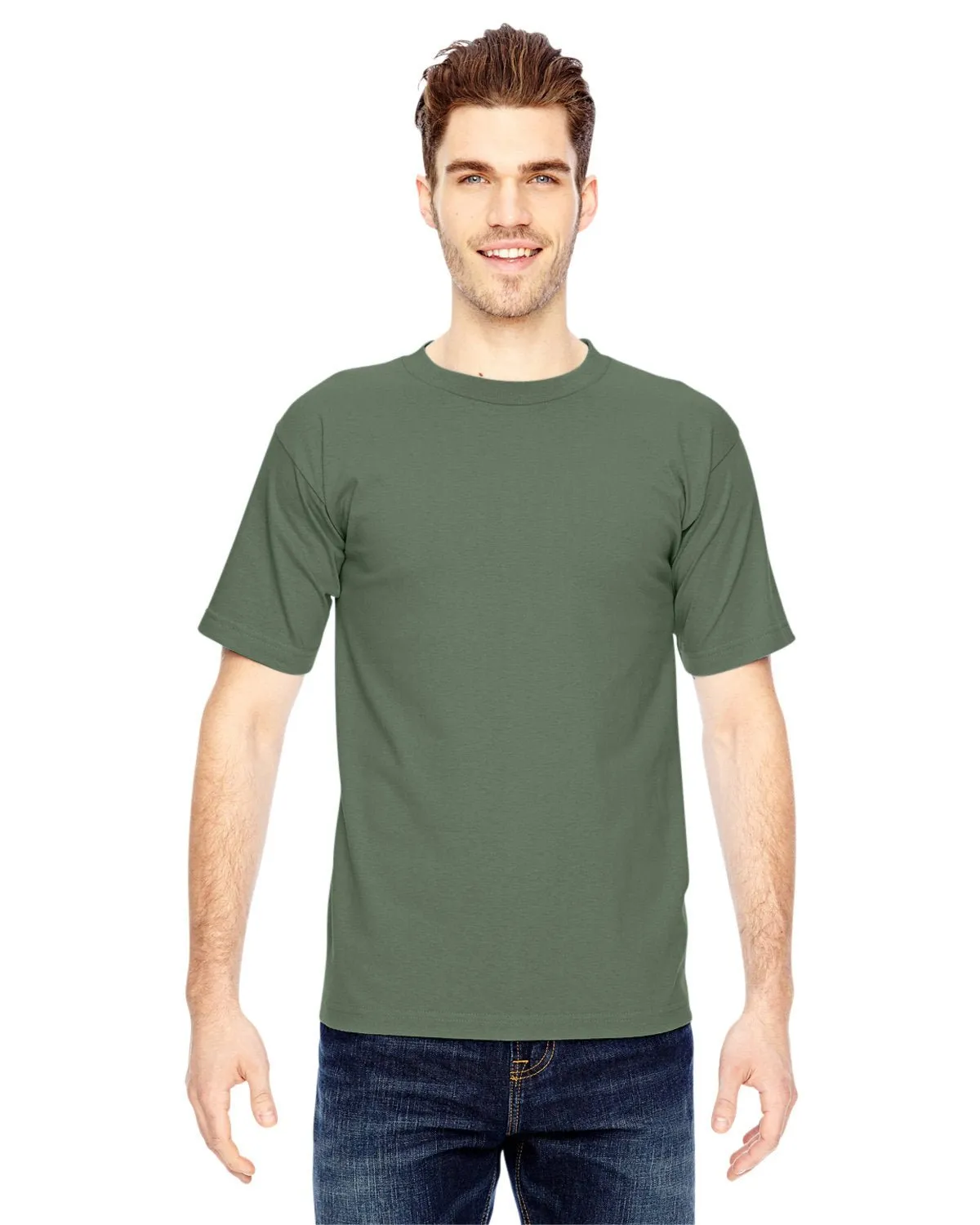 Bayside BA5100 Adult 6.1 oz., 100% Cotton T-Shirt Versatile Wardrobe Piece Lightweight Look