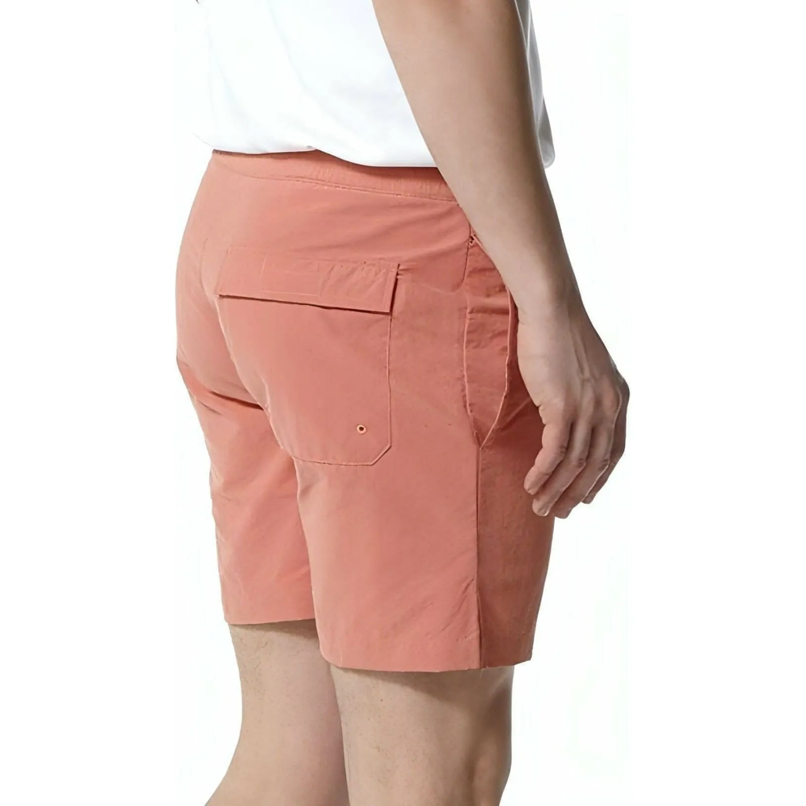 Sporty Appeal Adjustable Straps Craghoppers Cariati Mens Swim Shorts - Pink