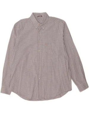 Youthful Style CARRERA Mens Shirt 2XL Blue Check Cotton