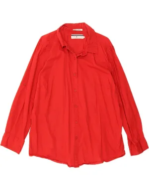 TOMMY HILFIGER Womens Shirt US 20 3XL Red Gender Neutral