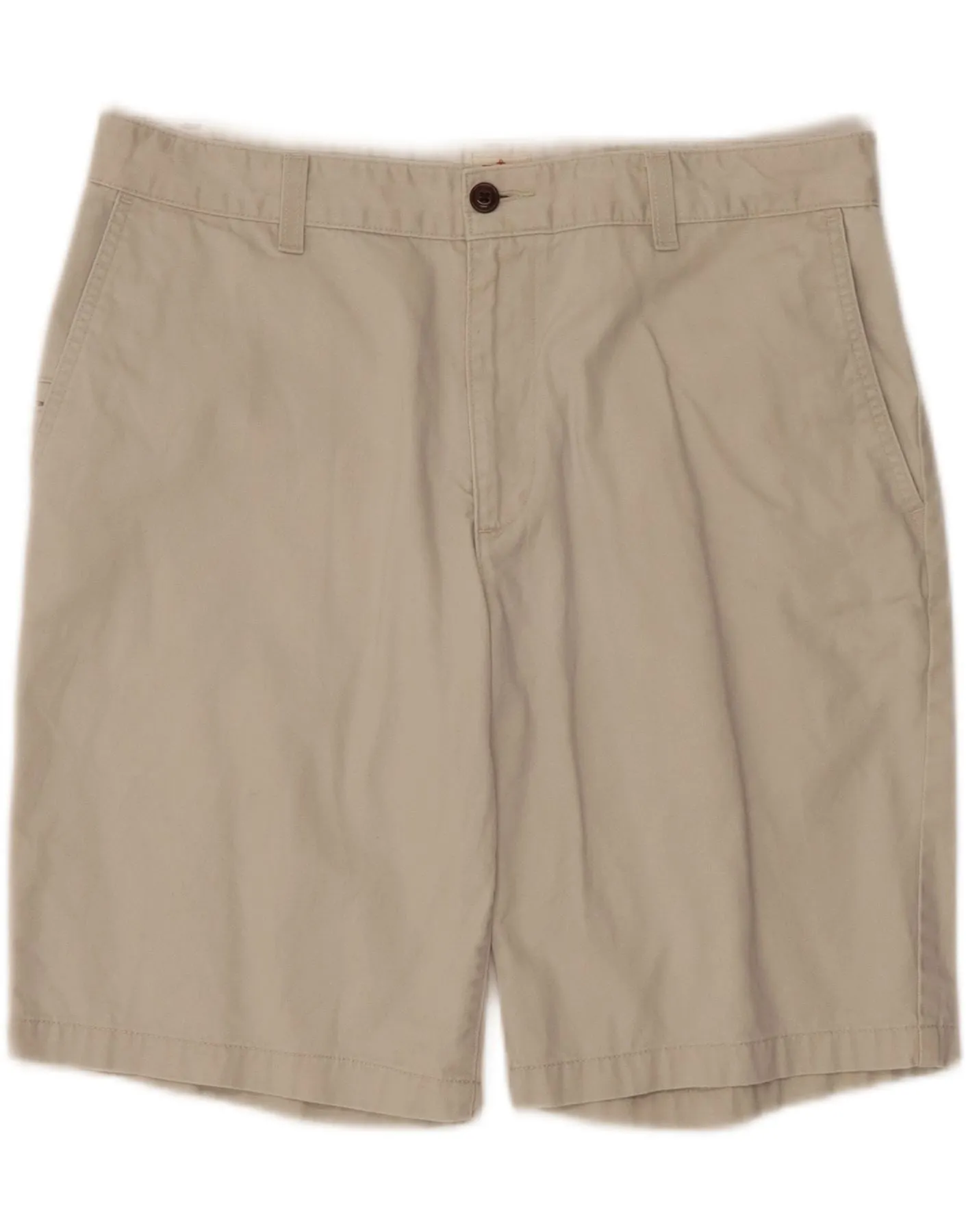 DOCKERS Mens Chino Shorts W34 Large  Beige Cotton Secure Zipper Closure