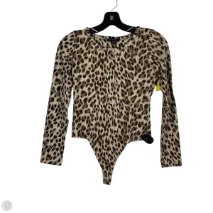 Bodysuit By Banana Republic In Animal Print, Size: Xs daily bodysuit