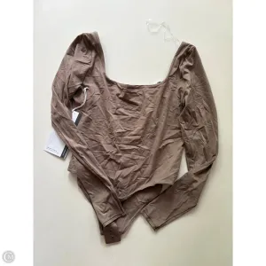 Bodysuit By Lululemon In Brown, Size: M airport outfit bodysuit zipper bodysuit
