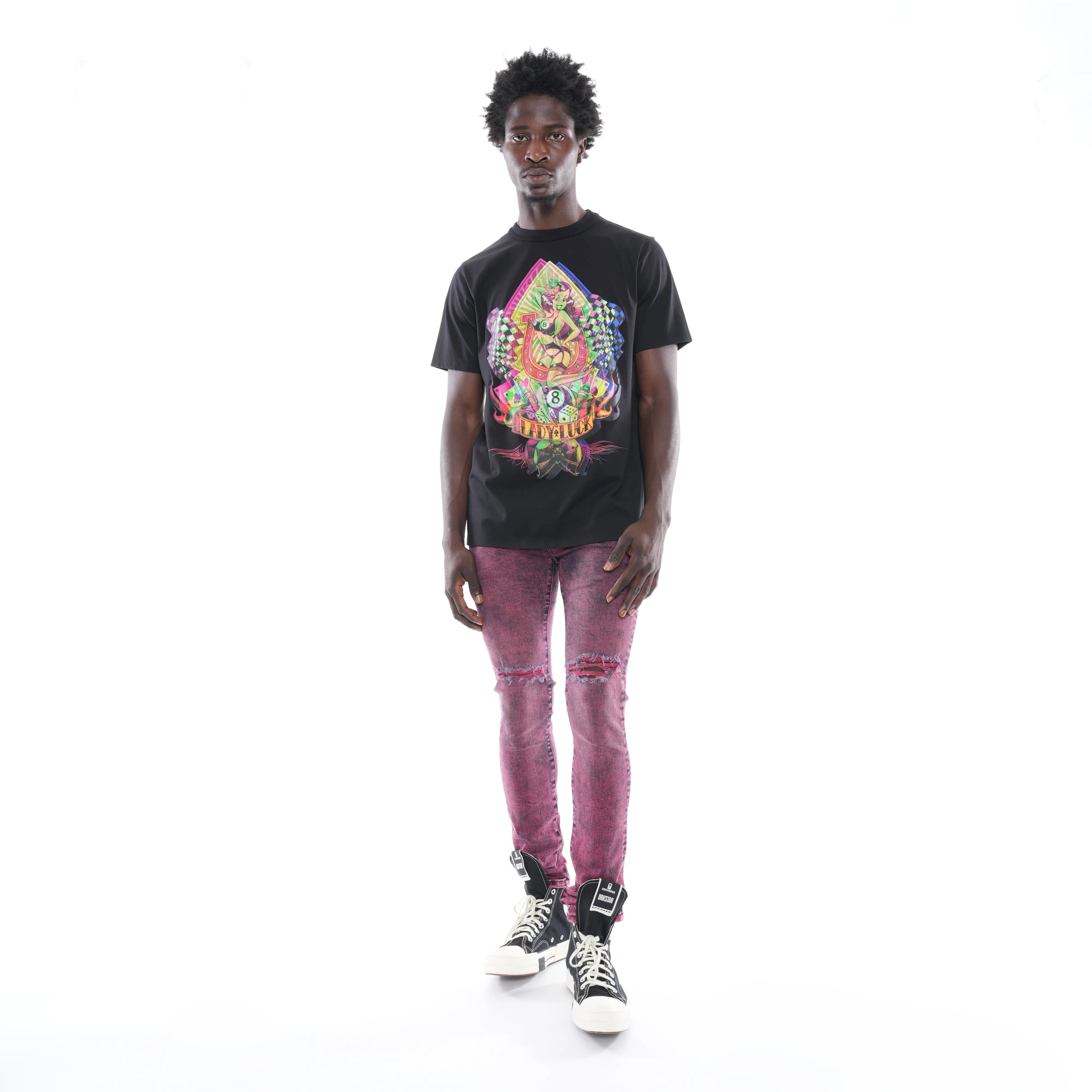 PUNK SUPER SKINNY IN RUBY RED Style Statement