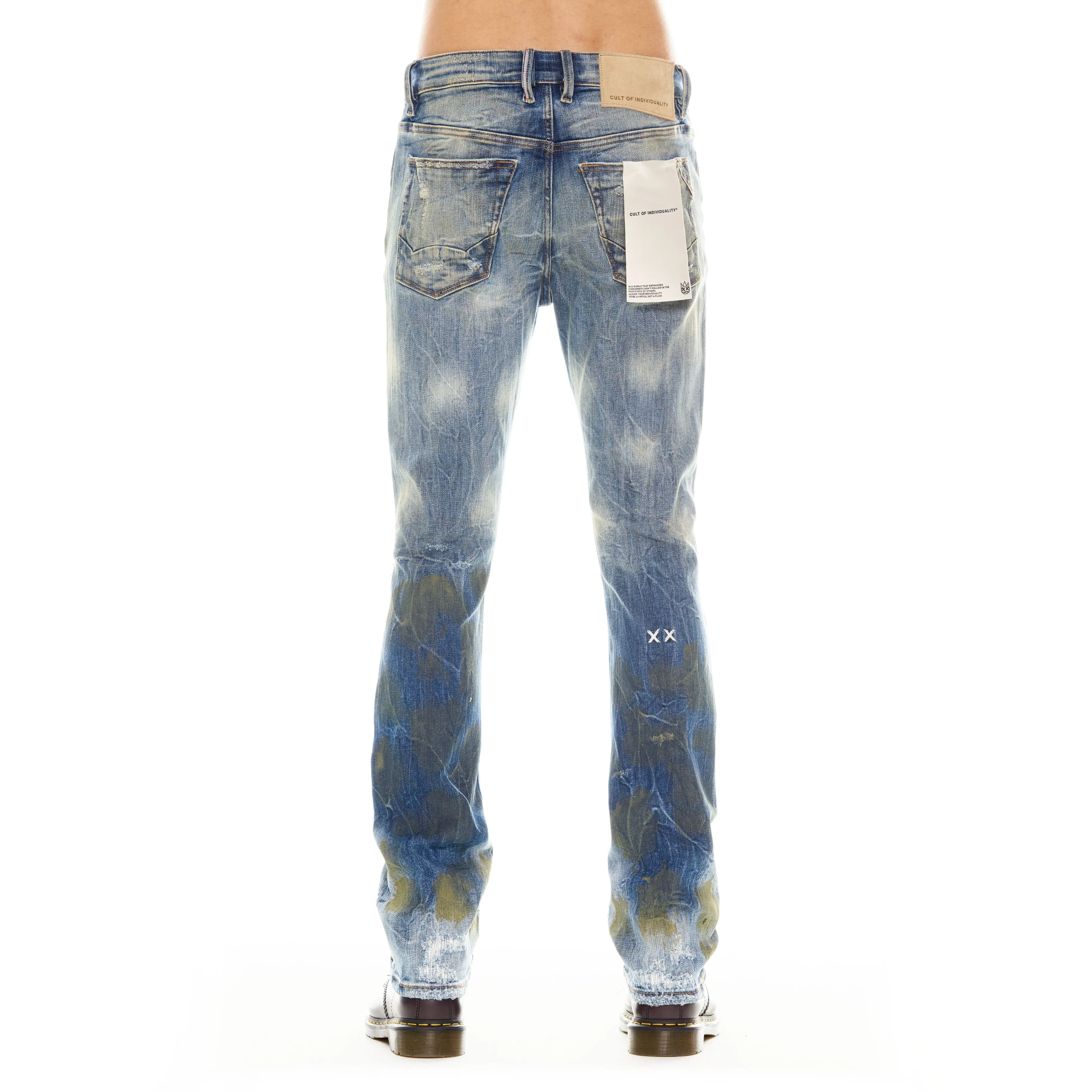 Classic Wear Morning Stroll Effortless Look Cult's Lenny Bootcut Jeans in Damian