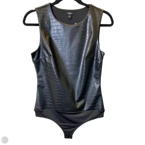 autumn bodysuit deep plunge bodysuit Bodysuit By Express In Black, Size: M