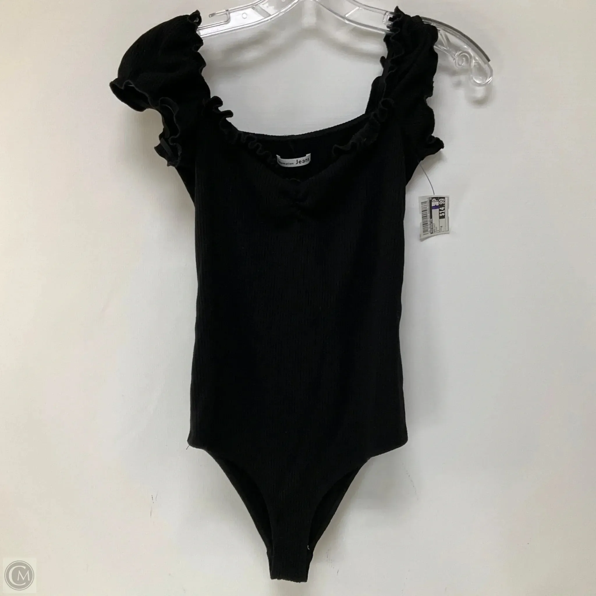backless bodysuit Bodysuit By Reformation In Black, Size: M