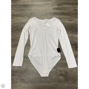 tiktok bodysuit everyday bodysuit Bodysuit By Cmf In White, Size: M