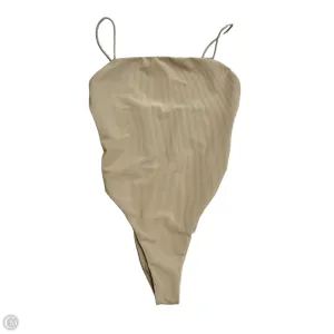 Bodysuit By Good American In Taupe, Size: S backless bodysuit