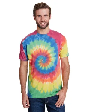 Tie-Dye CD1090 Adult Burnout Festival T-Shirt Soft Fabric