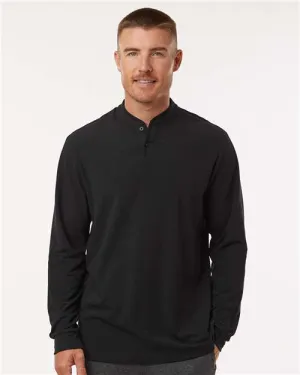Sleeveless Casual Essential Adidas A597 Henley Long Sleeve Tee
