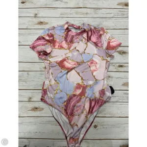 Bodysuit By Cmf In Multi-colored, Size: M strapless bodysuit breathable bodysuit