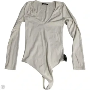 Bodysuit By Abercrombie And Fitch In White, Size: L postpartum bodysuit