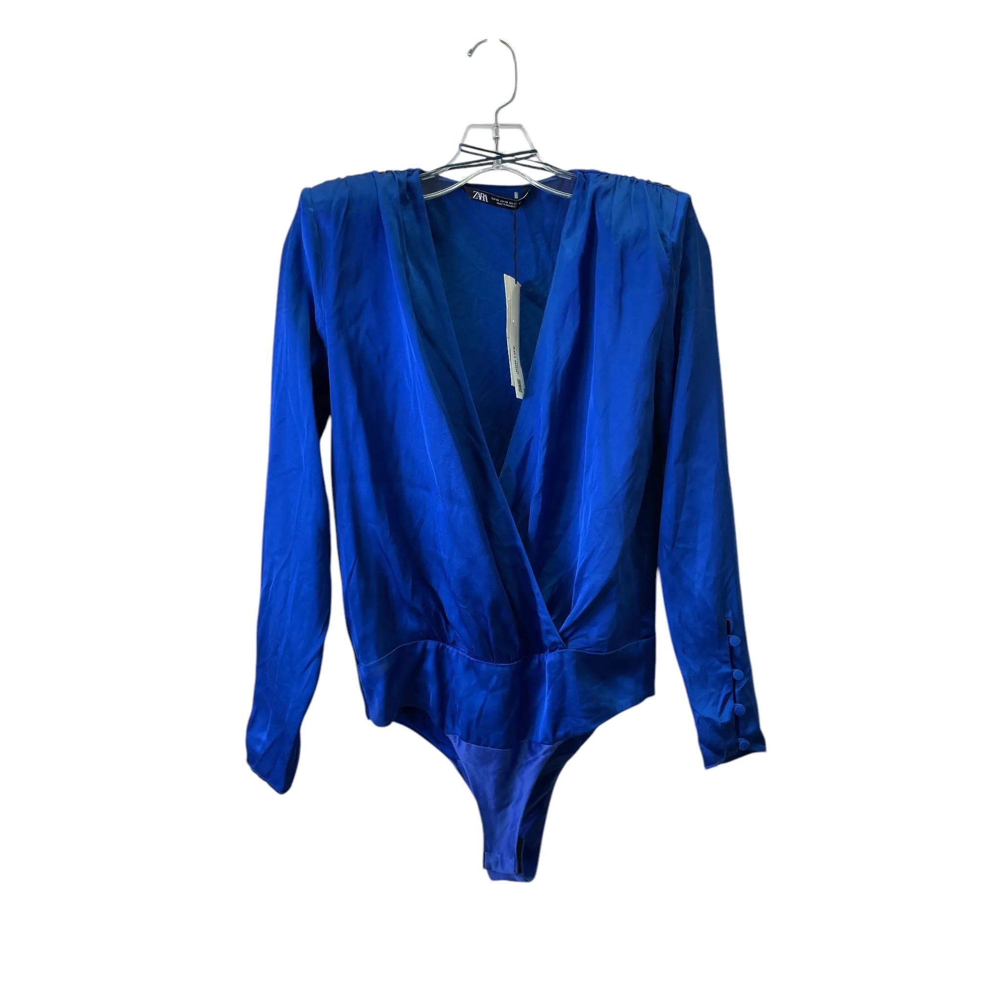 honeymoon bodysuit affordable bodysuit Bodysuit By Zara In Blue, Size:Xs
