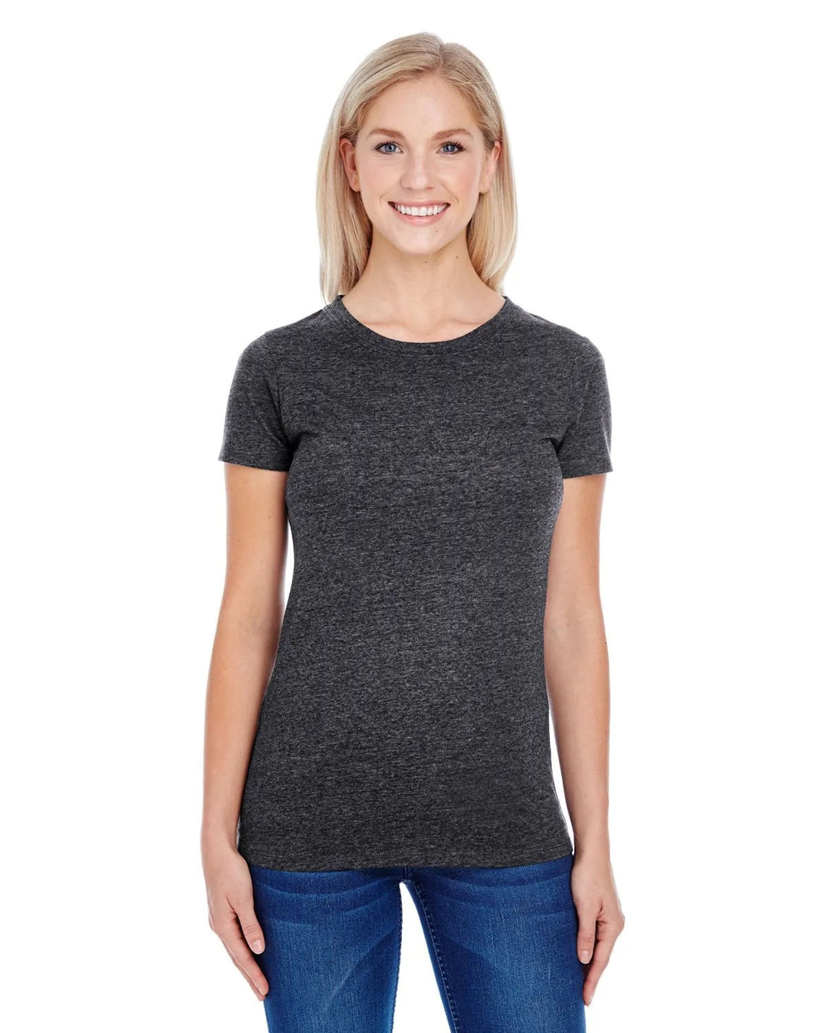 Threadfast Apparel 202A Ladies' Triblend Short-Sleeve T-Shirt Thermal Regulation Fabric