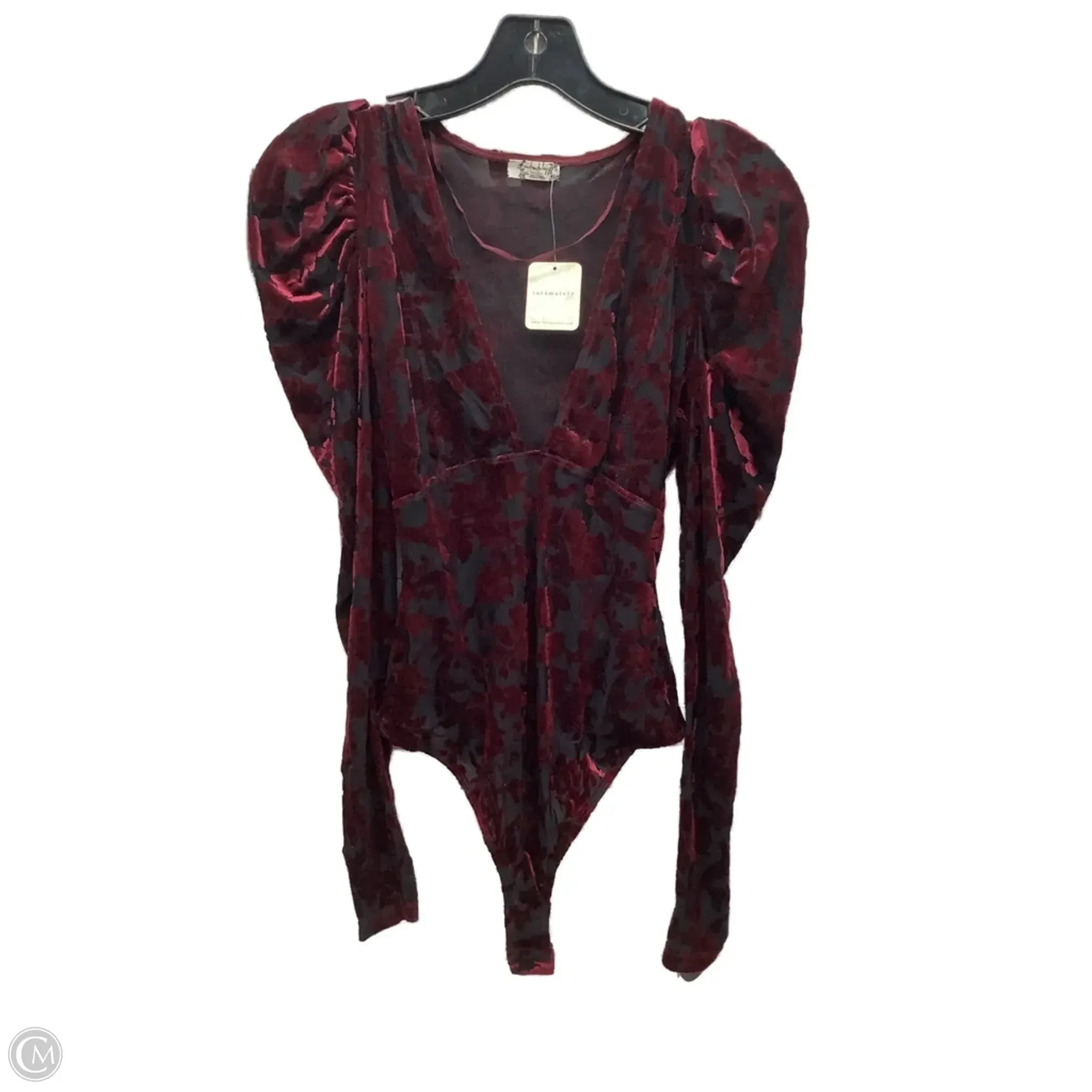 Bodysuit By Free People In Maroon, Size: S winter bodysuit cozy bodysuit