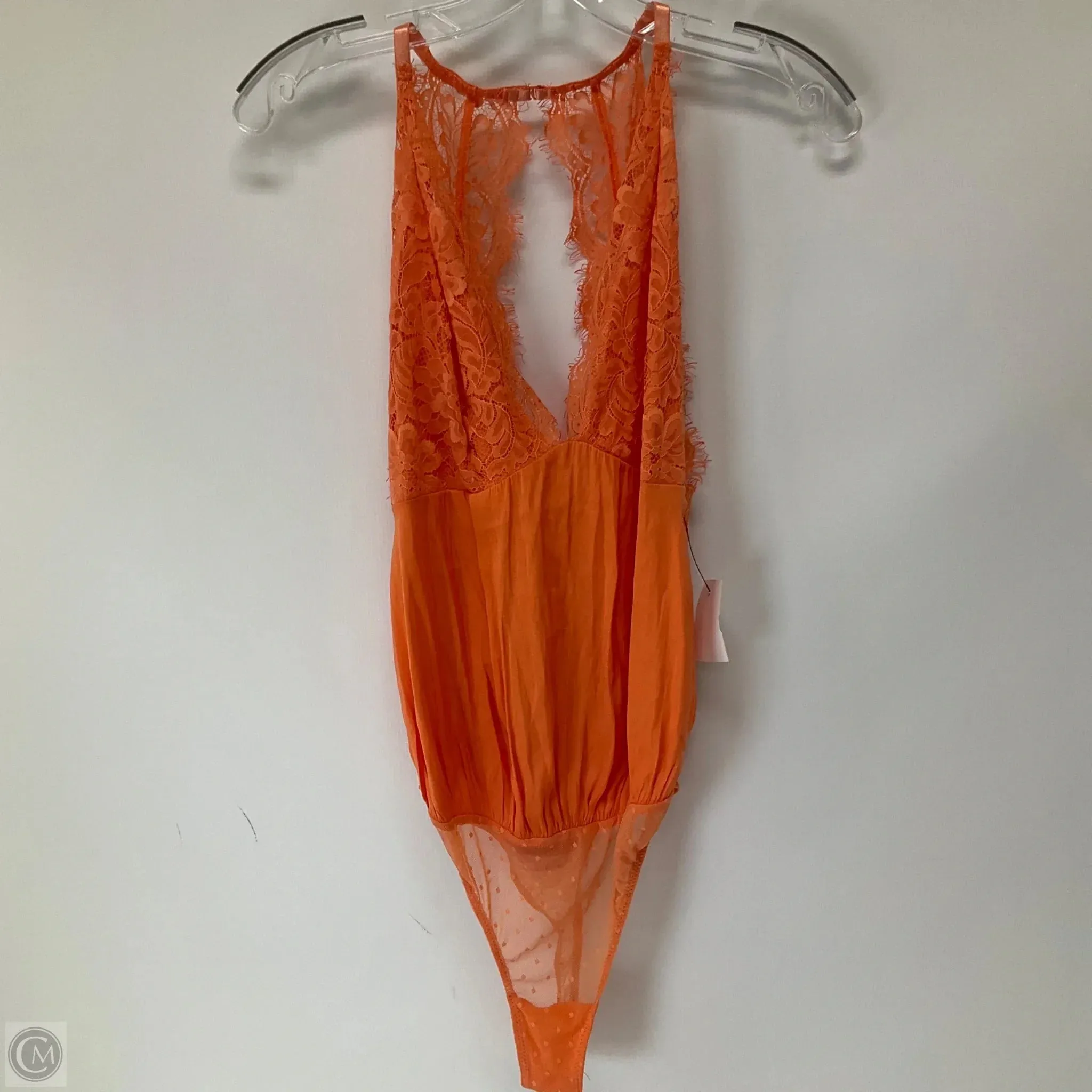 athleisure bodysuit smart casual bodysuit Bodysuit By Free People In Orange, Size: S