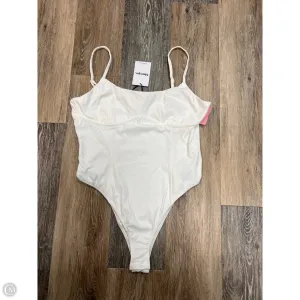 Bodysuit Tank By SHOWPO In White, Size: 10 dance bodysuit wedding bodysuit