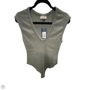 Bodysuit By Universal Thread In Grey, Size: M wardrobe essential bodysuit basic bodysuit