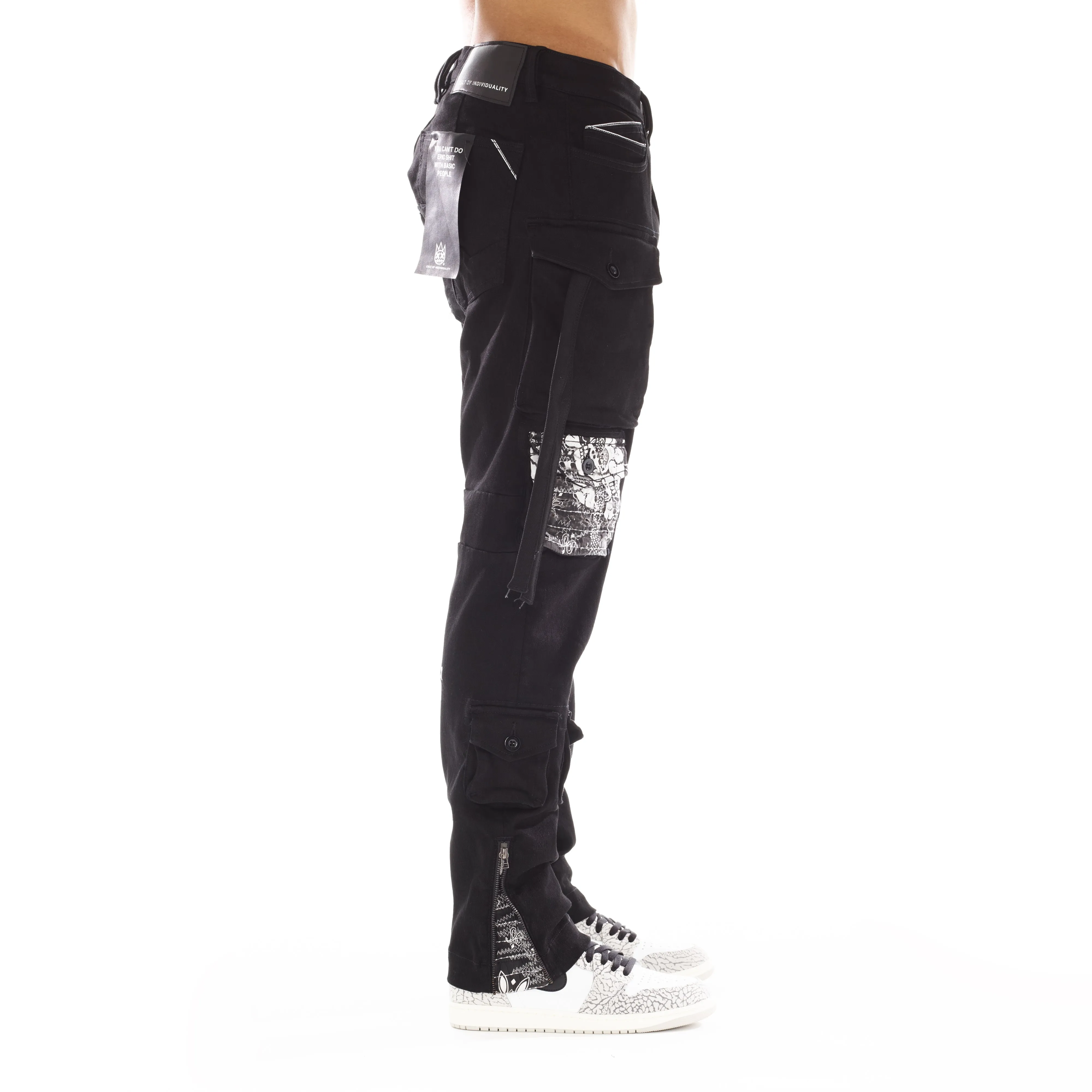 ROCKER CARGO IN PAISLEY slim fit