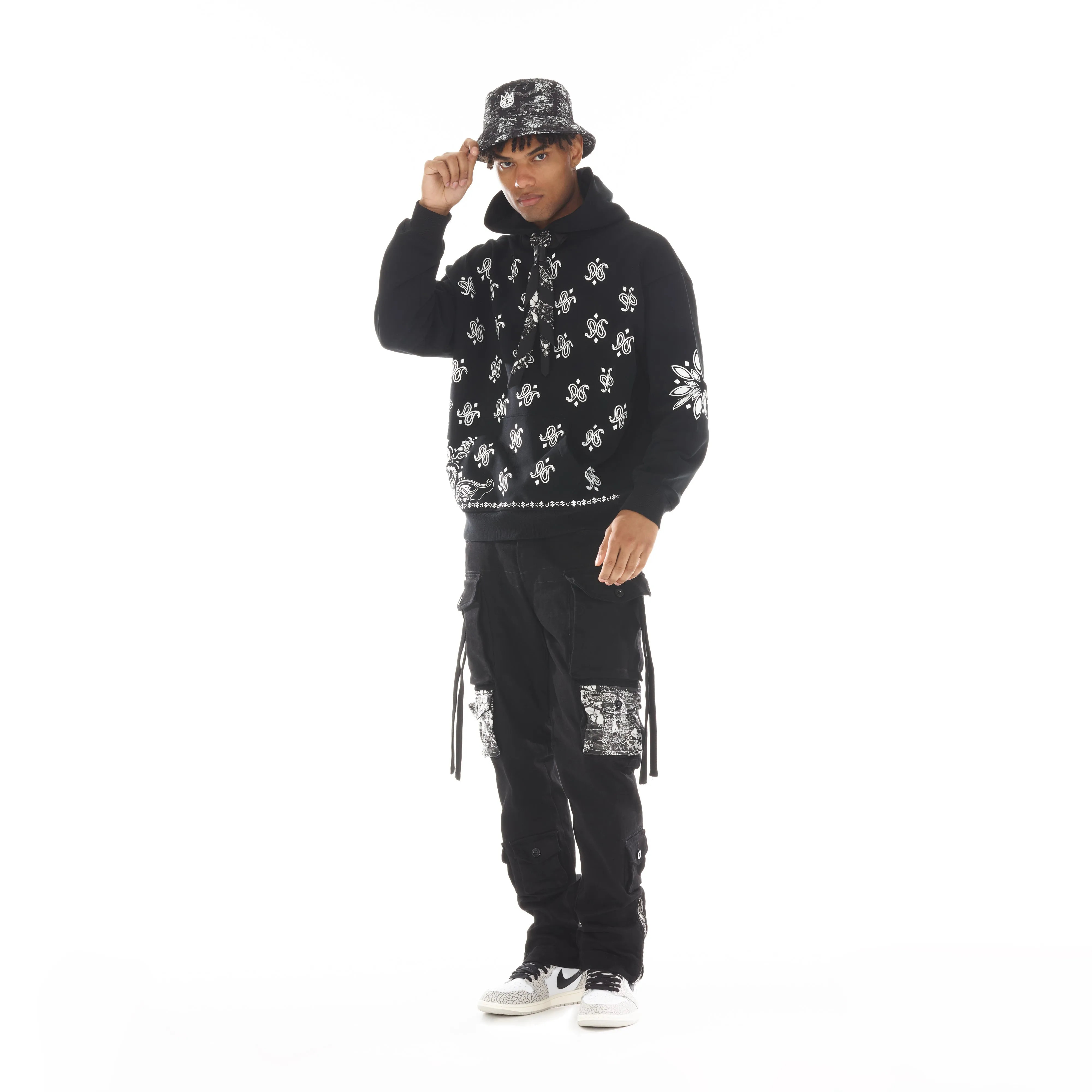 ROCKER CARGO IN PAISLEY Popular Option Mid Rise Structure