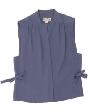 EASTEX Womens Shirt Blouse UK 12 Medium Blue Polyester Unisex Choice Contemporary Design