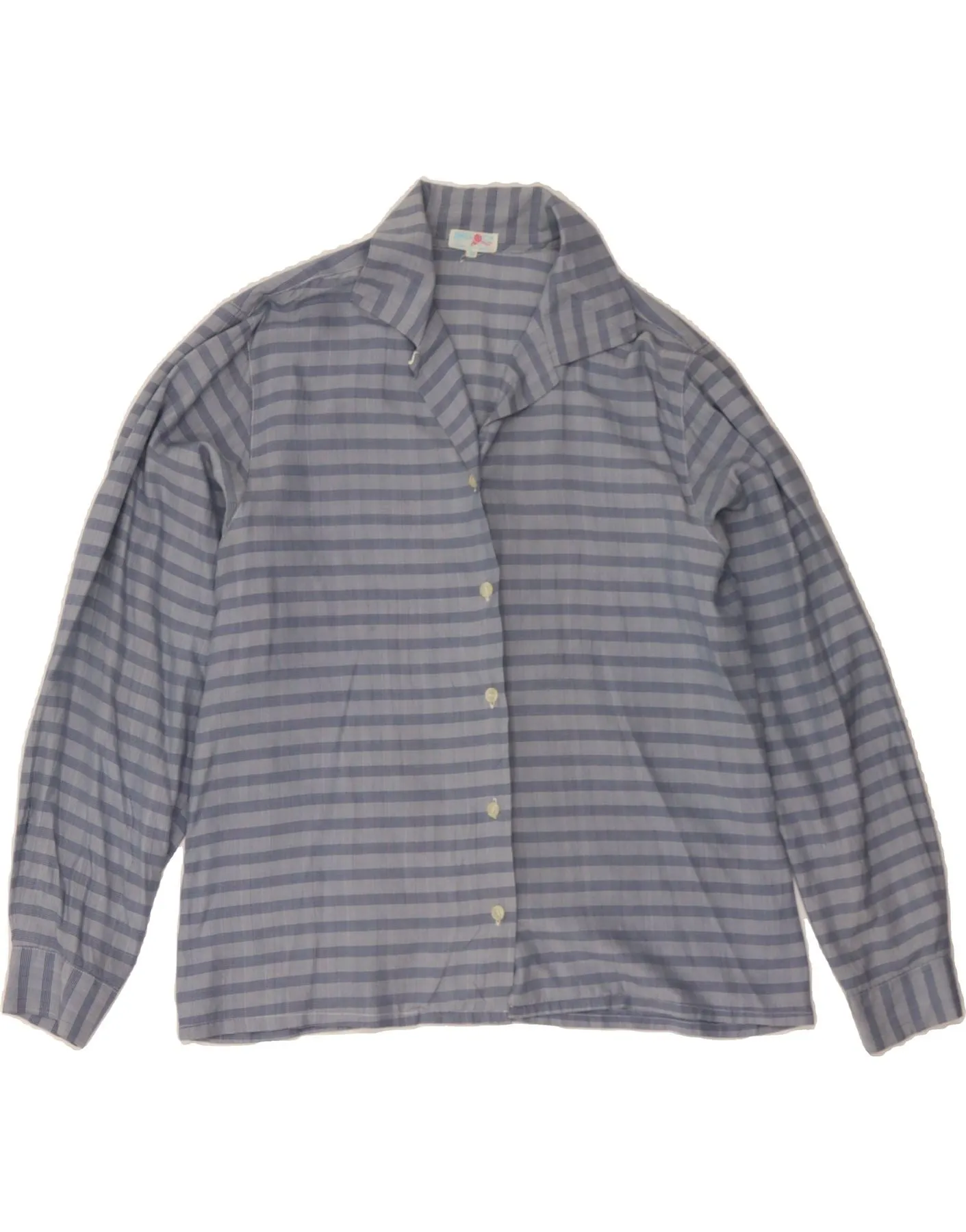 BALLOON Womens Shirt Blouse EU 38 Medium Blue Striped Silk Weekend Adventure Pocket Detailing