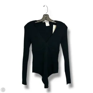 Bodysuit By Abercrombie And Fitch In Black, Size: S blue bodysuit