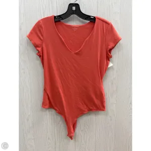 bodysuit with leggings Bodysuit By Banana Republic In Orange, Size: S