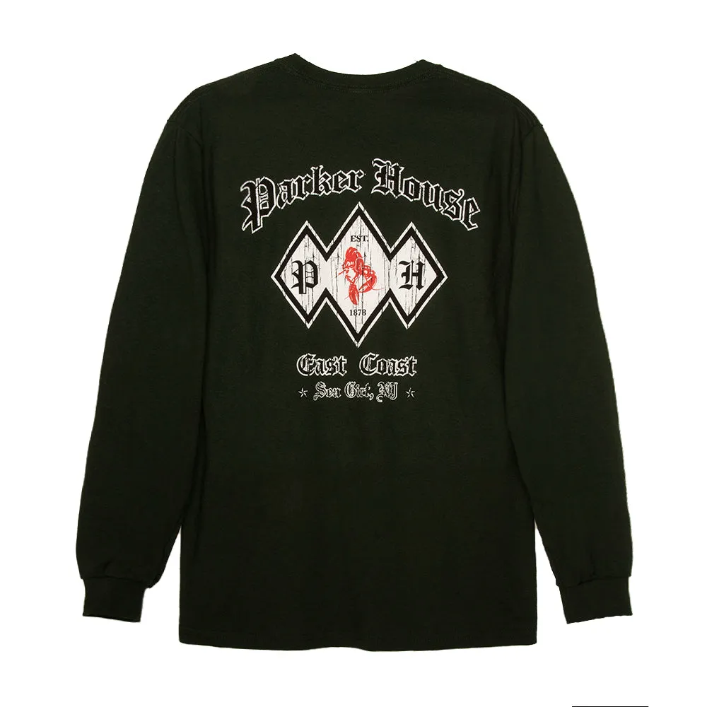 Diamond Back Long Sleeve Trendy Fashion