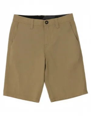wrinkle - resistant VOLCOM Mens Chino Shorts W27 XS  Beige